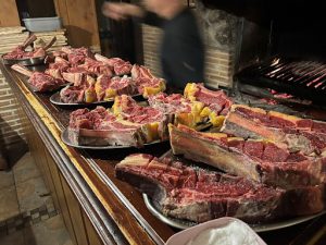 Chuletones en asador La Carroza en Talavera de la Reina