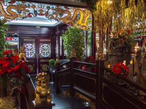 Interior del restaurante asiático Gran Muralla en Talavera de la Reina