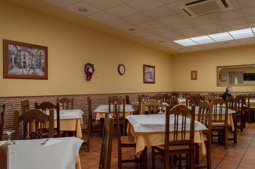 Interior del Restaurante Versalles en Talavera de la Reina
