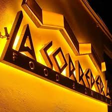 Cartel del Bar La Corredera en Talavera de la Reina