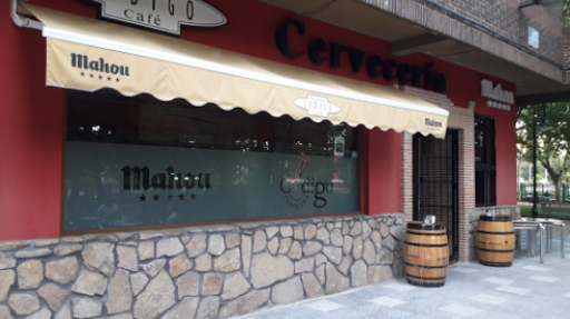 Exterior de la Cervecería Código Café en Talavera de la Reina